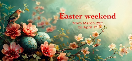 Osterwochenende vom 29. März bis 1. April!